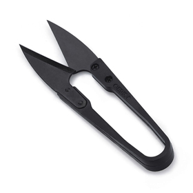 金鷹黑色塑柄紗剪